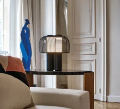 Lampe à poser, Yasuke, noir, LED, 2700/3400K, 1300lm, L39,5cm, H44,3cm - DCW éditions Paris