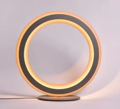 Lampe à poser, Zepto, bronze clair, LED, dim, 2700K, 1056 lm, L50cm, H51cm - Le Deun