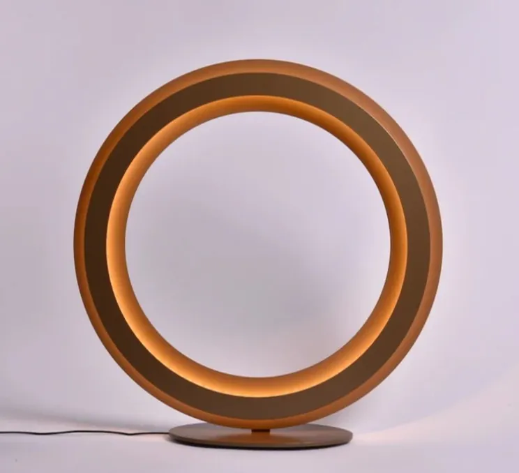 Lampe à poser, Zepto, bronze foncé, LED, dim, 2700K, 1056 lm, L50cm, H51cm - Le Deun