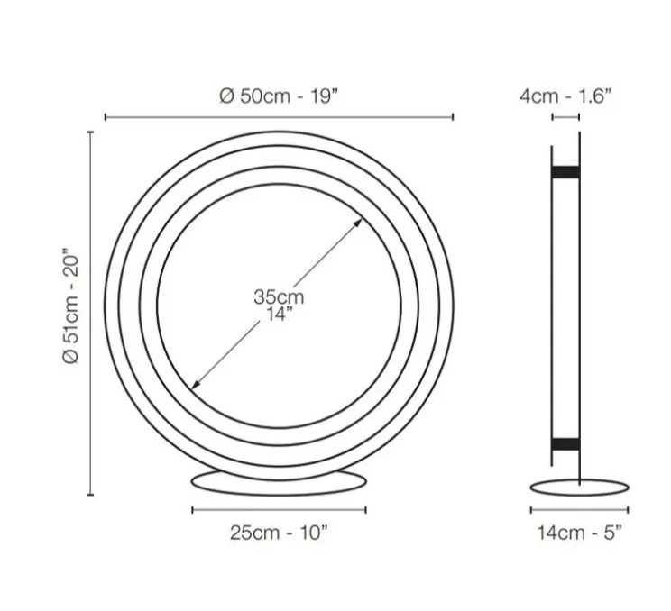 Lampe à poser, Zepto, bronze foncé, LED, dim, 2700K, 1056 lm, L50cm, H51cm - Le Deun