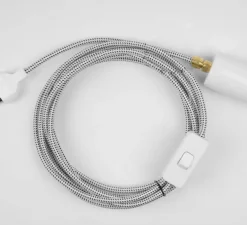 Lampe, Baladeuse, Aladin, blanc, L300cm, H4,2cm - Zangra