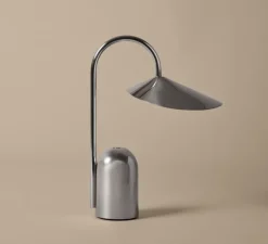 Lampe, Baladeuse, Arum, Acier, IP44, LED, dim, 2700K, 240 lm, Ø7cm, H30cm-Ferm Living