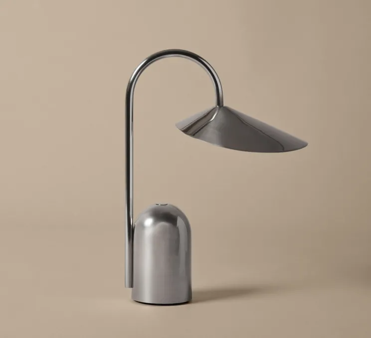 Lampe, Baladeuse, Arum, Acier, IP44, LED, dim, 2700K, 240 lm, Ø7cm, H30cm-Ferm Living