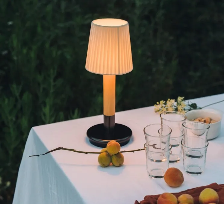 Lampe, Baladeuse, Basica Minima Bateria, ruban, LED, dim, 2200K, 31 lm, Ø12,5cm, H33cm - Santa & Cole