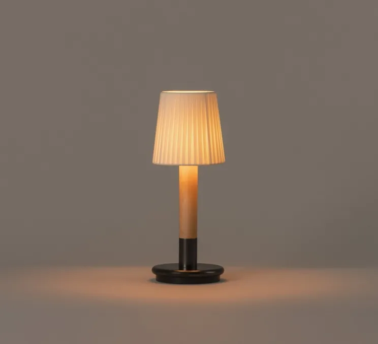 Lampe, Baladeuse, Basica Minima Bateria, ruban, LED, dim, 2200K, 31 lm, Ø12,5cm, H33cm - Santa & Cole