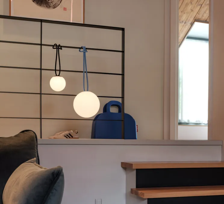 Lampe, Baladeuse, Bolleke Mini La Surprise, noir, IP55, LED, dim, 2700K, 30 lm, Ø12cm, H12cm - Fatboy