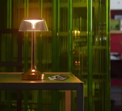 Lampe, Baladeuse, Bon Jour unplugged, cuivre, LED, dim, 2200-2700-3000K, 150 lm, Ø13,1cm, H27cm - Flos