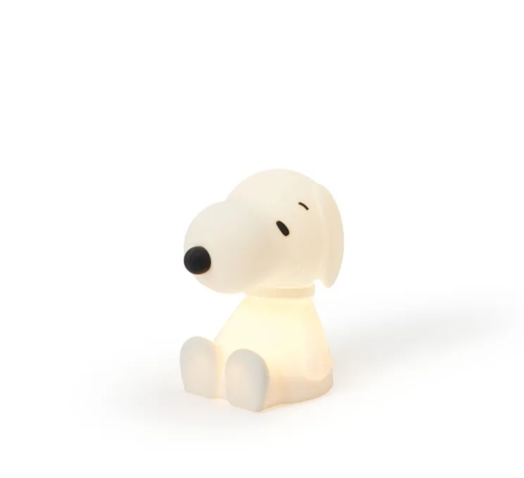 Lampe, Baladeuse, Bundle Snoopy, blanc, LED, 2700K, 5lm, Ø10cm, H16,5cm - Mr Maria