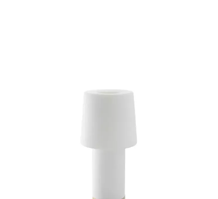 Lampe, Baladeuse, Cameo, blanc, or, IP54, LED, dim, 2700K, 220 lm, L12,3cm, H24,9cm - Fontana Arte