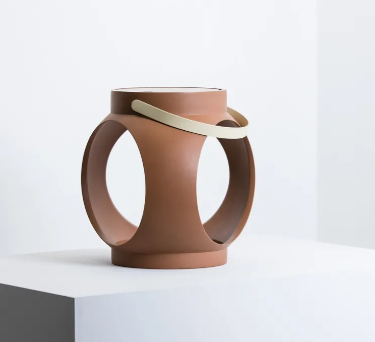 Lampe, Baladeuse, Candela, terracotta, IP66, LED, dim, 3000K, 172 lm, L23,2cm, H32,4cm - Faro