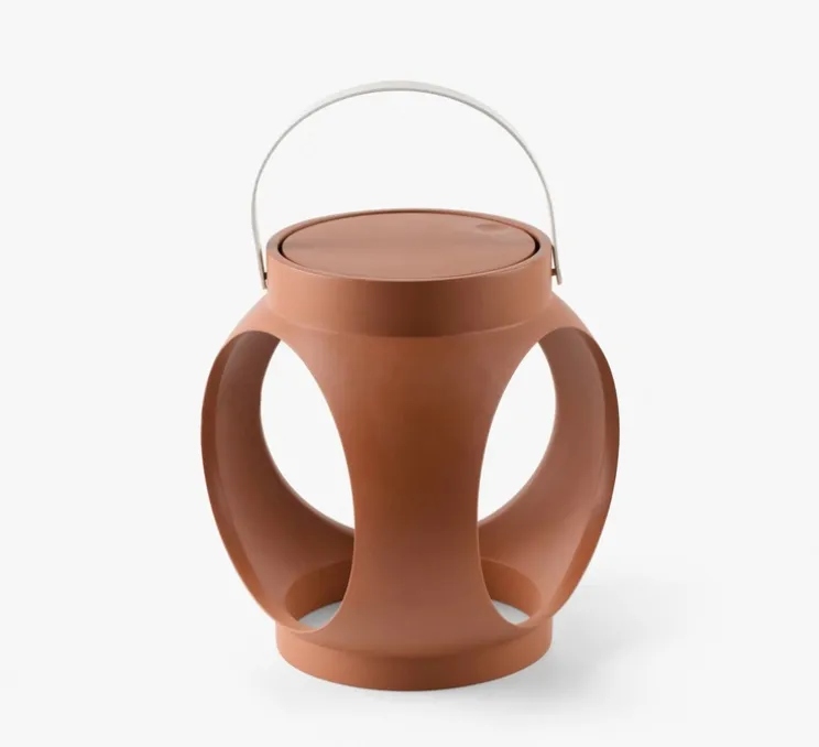 Lampe, Baladeuse, Candela, terracotta, IP66, LED, dim, 3000K, 172 lm, L23,2cm, H32,4cm - Faro