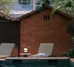 Lampe, Baladeuse, Cestita Alubat, noir, IP65, LED, dim, 2700K, 313 lm, Ø22cm, H36cm - Santa & Cole