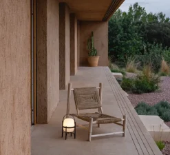 Lampe, Baladeuse, Cestita Alubat, noir, IP65, LED, dim, 2700K, 313 lm, Ø22cm, H36cm - Santa & Cole