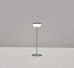 Lampe, Baladeuse, Cheerio, sauge, IP55, LED, dim, 2200K, 14 lm, Ø8cm, H26cm - Fatboy