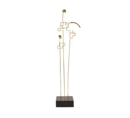Lampe, baladeuse, Cordeless, BOUCLE, noir et laiton, L8cm, H47cm - DCW éditions Paris