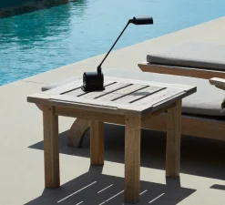 Lampe, Baladeuse, Daphinette Portatile, Noir soft touch, IP44, LED, 2700K, 187 lm, L9,5cm, H33cm - Lumina