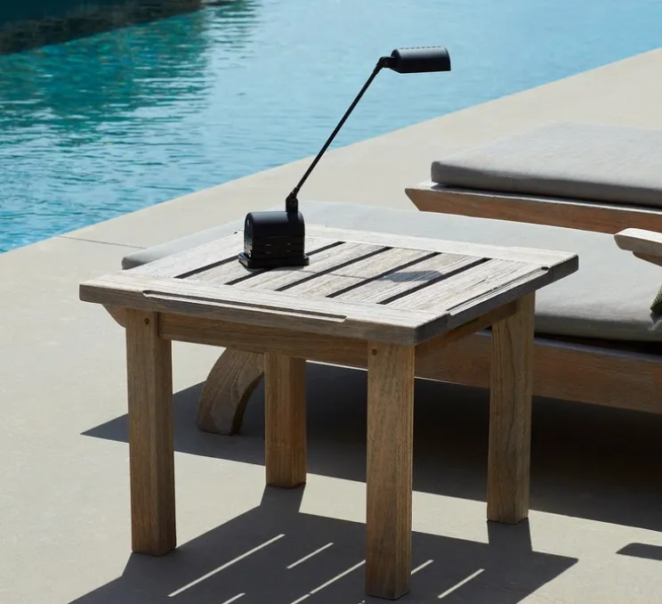 Lampe, Baladeuse, Daphinette Portatile, Noir soft touch, IP44, LED, 2700K, 187 lm, L9,5cm, H33cm - Lumina