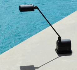 Lampe, Baladeuse, Daphinette Portatile, Noir soft touch, IP44, LED, 2700K, 187 lm, L9,5cm, H33cm - Lumina