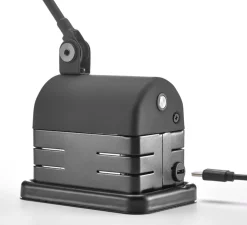 Lampe, Baladeuse, Daphinette Portatile, Noir soft touch, IP44, LED, 2700K, 187 lm, L9,5cm, H33cm - Lumina