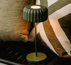 Lampe, Baladeuse, Dentelles Bistro, olive, LED, dim, 3000K-6000K, 200lm, Ø12cm, H28cm - Atelier Pierre