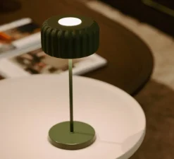 Lampe, Baladeuse, Dentelles Bistro, olive, LED, dim, 3000K-6000K, 200lm, Ø12cm, H28cm - Atelier Pierre