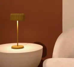 Lampe, Baladeuse, Dentelles Bistro, argile, LED, dim, 3000K-6000K, 200lm, Ø12cm, H28cm - Atelier Pierre