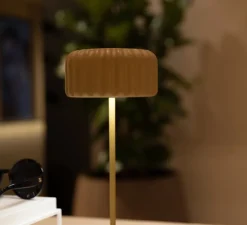 Lampe, Baladeuse, Dentelles Bistro, argile, LED, dim, 3000K-6000K, 200lm, Ø12cm, H28cm - Atelier Pierre