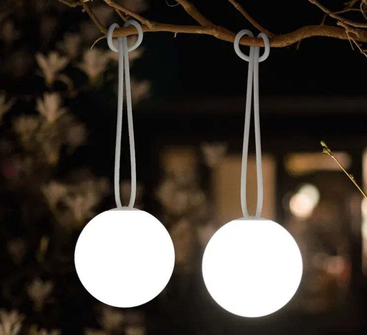 Lampe, Baladeuse, d'extérieur, Bolleke, gris, LED, Ø20cm, Hcm - Fatboy