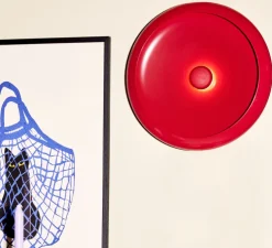 Lampe, Baladeuse, d'extérieur, Oloha Rouge Lobby Large, rouge, IP55, LED, 2200K, 200 lm, L37,5cm, H8,2cm - Fatboy