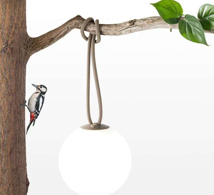 Lampe, Baladeuse, d'extérieur, Bolleke, marron, taupe, LED, Ø20cm, Hcm - Fatboy