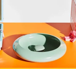 Lampe, Baladeuse, d'extérieur, Oloha Vert Sage Large, vert, IP55, LED, 2200K, 200 lm, L37,5cm, H8,2cm - Fatboy