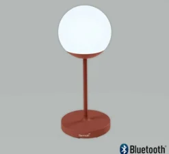 Lampe, baladeuse d'extérieur, Mooon !, orcre rouge, dim, 3000K à 6000K, 500lm, IP44, Ø25cm, H63cm - Fermob