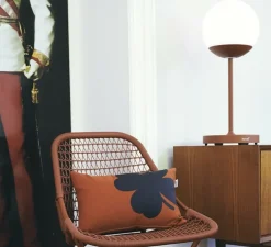 Lampe, baladeuse d'extérieur, Mooon !, orcre rouge, dim, 3000K à 6000K, 500lm, IP44, Ø25cm, H63cm - Fermob