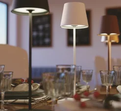 Lampe, Baladeuse, Drink, blanc, IP54, LED, dim, 3000K, 190 lm, Ø11cm, H38cm - Nedgis