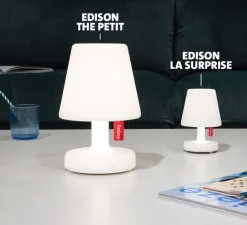 Lampe, Baladeuse, Edison La Surprise, blanc, IP44, LED, dim, 3000K, 60 lm, Ø9,7cm, H15cm - Fatboy