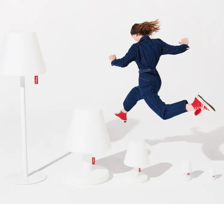 Lampe, Baladeuse, Edison La Surprise, blanc, IP44, LED, dim, 3000K, 60 lm, Ø9,7cm, H15cm - Fatboy