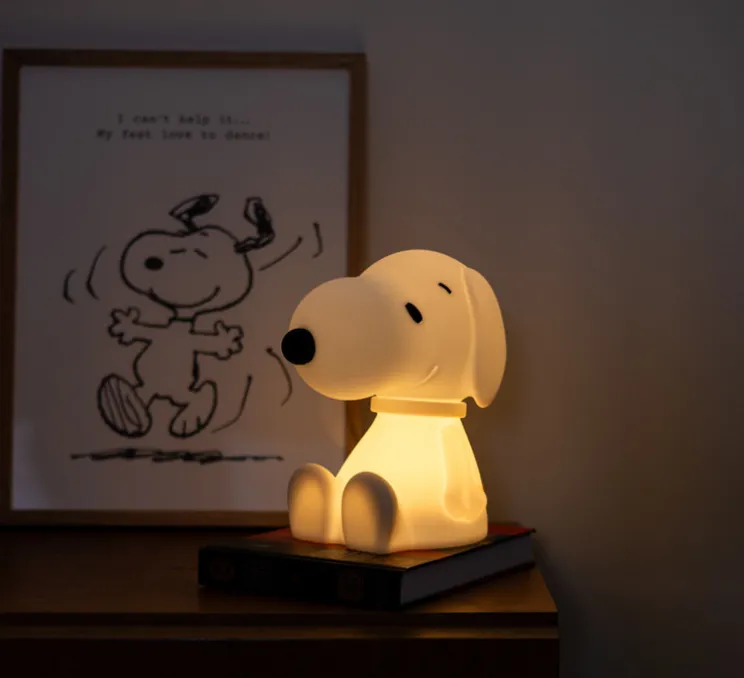 Lampe, Baladeuse, First Light Snoopy, blanc, LED, Ø16cm, H23cm - Mr Maria