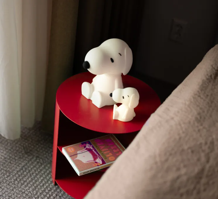 Lampe, Baladeuse, First Light Snoopy, blanc, LED, Ø16cm, H23cm - Mr Maria