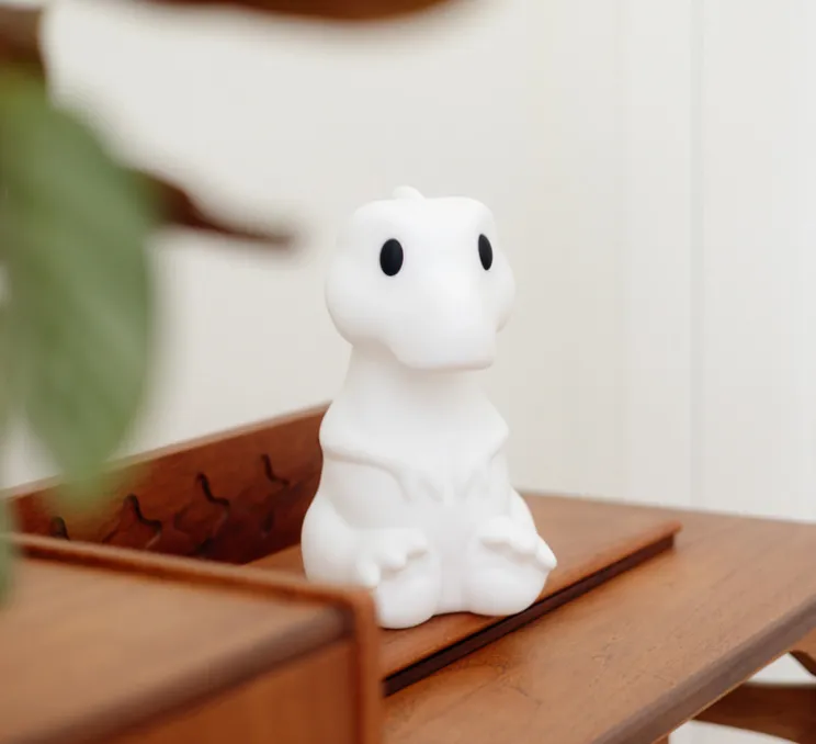 Lampe, Baladeuse, First Light Giants Dino, Rena Tyrannosaurus Rex, blanc, LED, dim, 2 700K, 100lm, L24cm, H14cm - Mr Maria