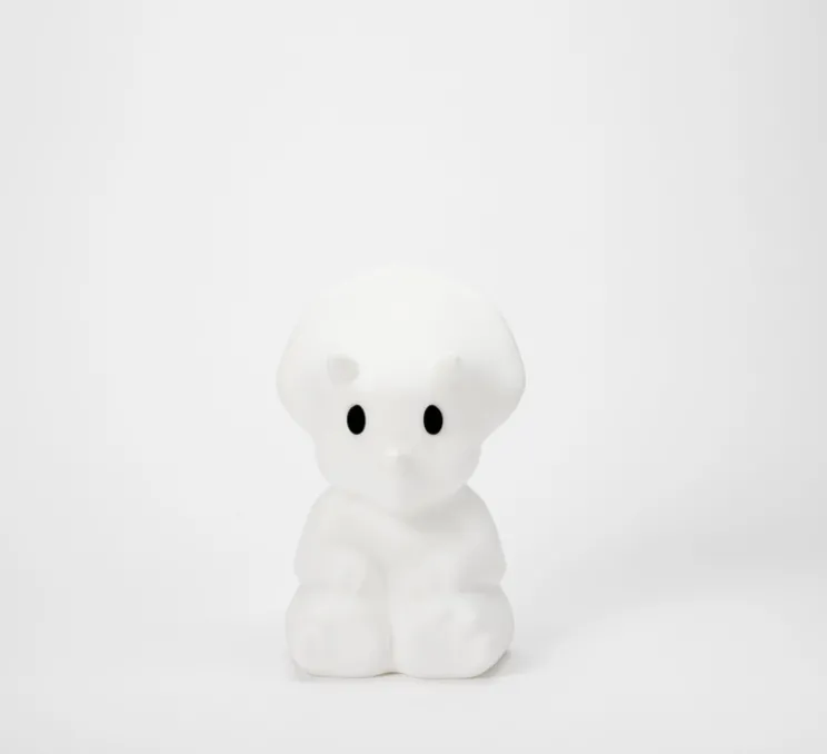 Lampe, Baladeuse, First Light Giants Dino, Mira Triceratops, blanc, LED, dim, 2 700K, 100lm, L24cm, H14cm - Mr Maria