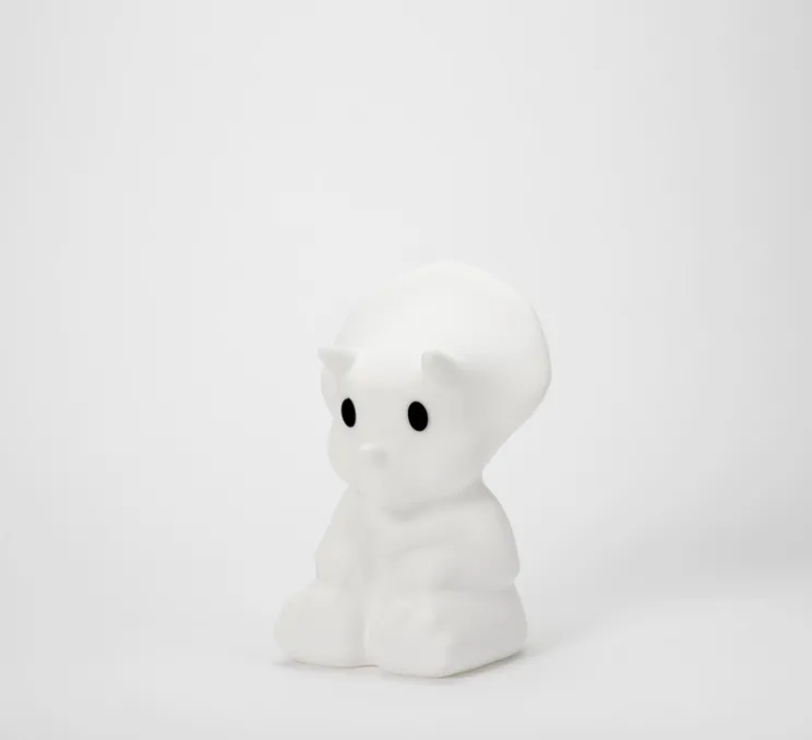 Lampe, Baladeuse, First Light Giants Dino, Mira Triceratops, blanc, LED, dim, 2 700K, 100lm, L24cm, H14cm - Mr Maria