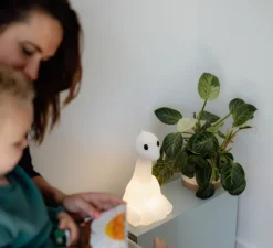 Lampe, Baladeuse, First Light Giants Dino, Nova Diplodocus, blanc, LED, dim, 2 700K, 100lm, L24cm, H14cm - Mr Maria