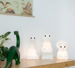 Lampe, Baladeuse, First Light Giants Dino, Nova Diplodocus, blanc, LED, dim, 2 700K, 100lm, L24cm, H14cm - Mr Maria