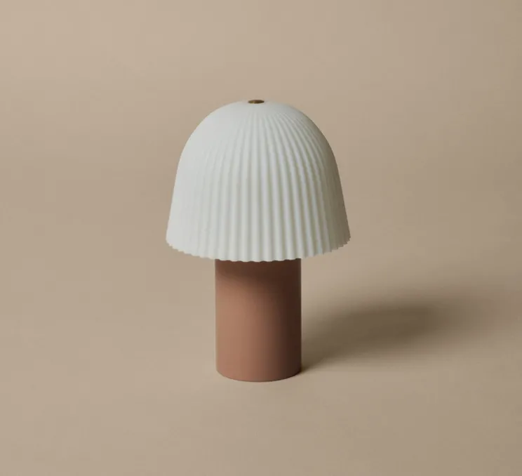 Lampe, Baladeuse, Frill, rose, IP44, LED, dim, 2200K, 40 lm, Ø15,4cm, H22cm - Ferm Living