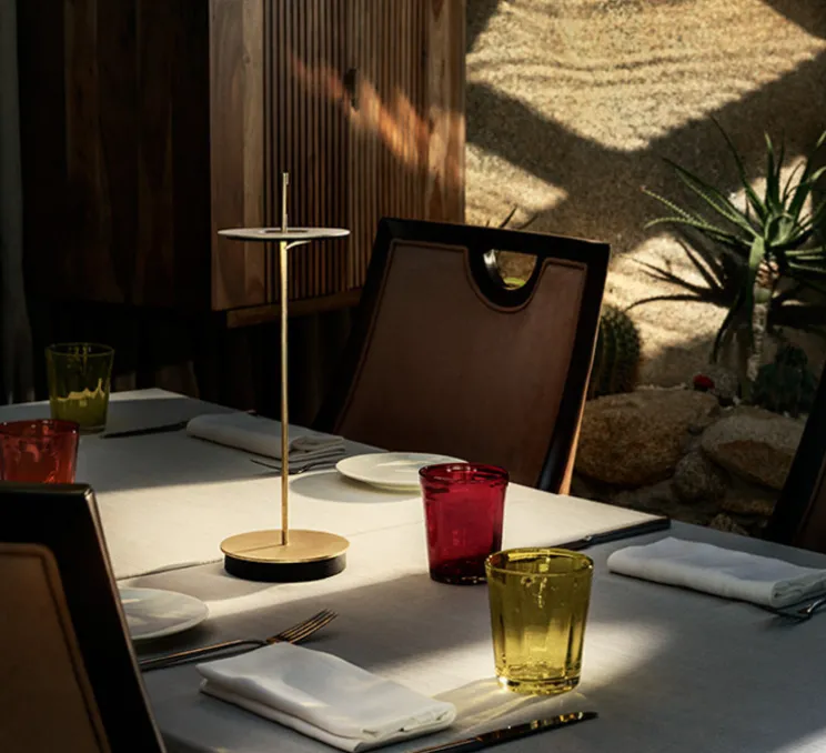 Lampe, Baladeuse, Giulietta BE, laiton, LED, dim, 2700K, 189 lm, Ø13cm, H37cm - Catellani & Smith