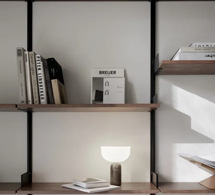 Lampe, Baladeuse, Kizu, gris, LED, dim, 2700K, lm, Ø18cm, H24cm - New Works