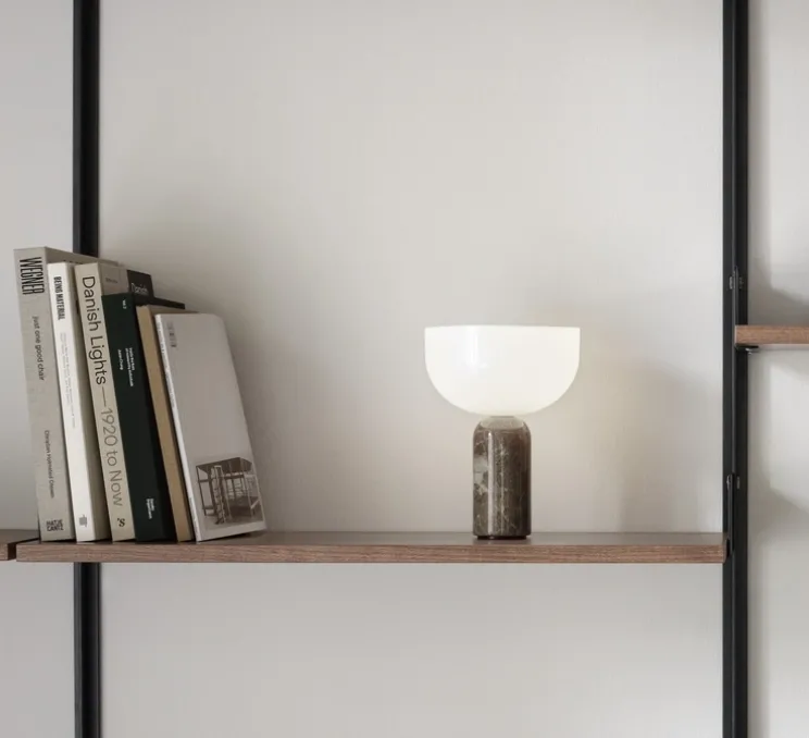 Lampe, Baladeuse, Kizu, gris, LED, dim, 2700K, lm, Ø18cm, H24cm - New Works