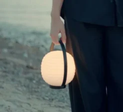 Lampe, Baladeuse, Lantern, blanc, IP44, LED, dim, 2700K, 176 lm, L21cm, H23cm - New Works