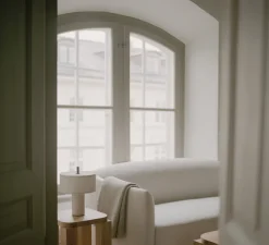 Lampe, Baladeuse, Margin, beige, LED, dim, 2500-2700-3000K, 220 lm, Ø23cm, H31cm - New Works