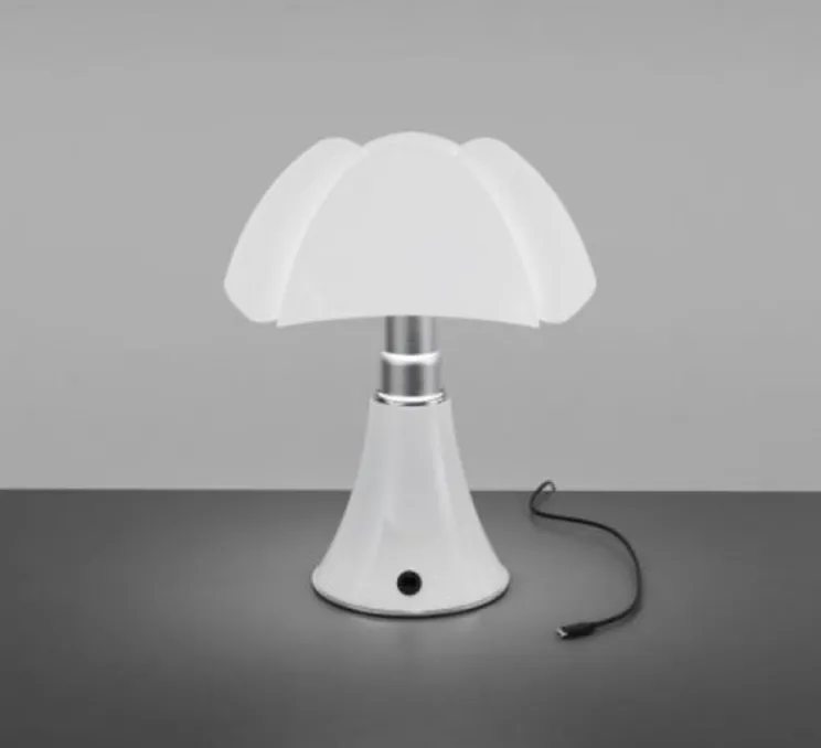 Lampe, baladeuse, MINI PIPISTRELLO SANS FIL, blanc, LED, Ø27cm, H35cm - Martinelli Luce
